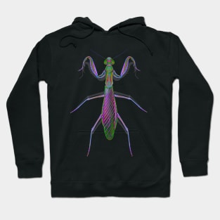 Purple Neon Mantis Hoodie